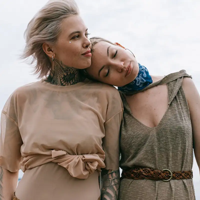 Lesbian couple